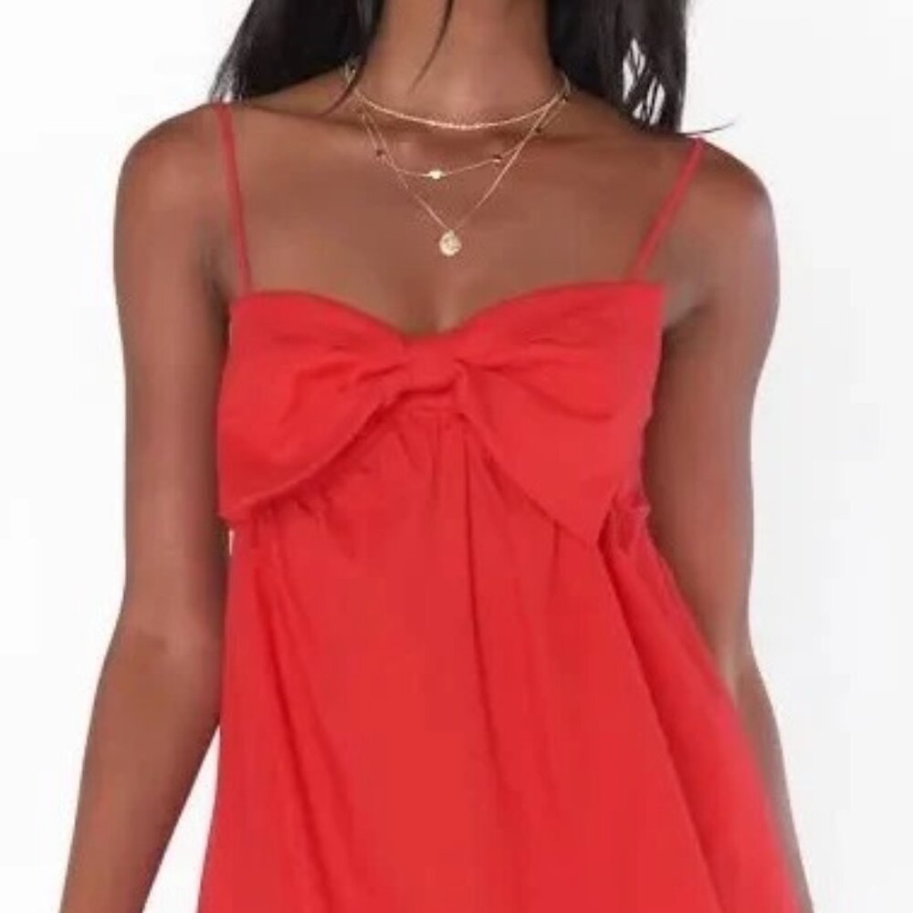 Show Me Your MuMu Red Mini Dress